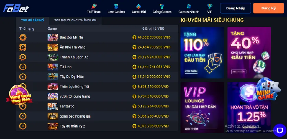 Game Nổ Hũ Đại Dương
